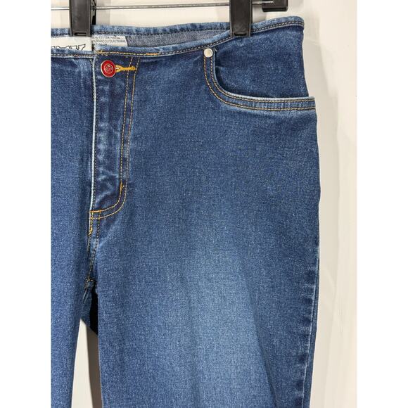 VTG Fox Racing Jeans Casual Y2K Super Low Rise Preppy Motocross Womens Size 5 - Picture 6 of 13